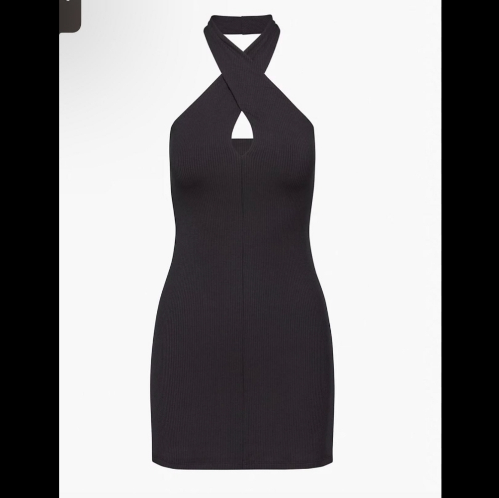 Wilfred Halter Bay Dress Ribbed Black